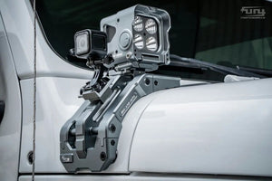 Gravity Series A-pillar integrated lighting system for Wrangler JL JT