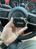 Armory key case  for Jeep Wrangler JK JL protect Cover Car key shell aluminum alloy