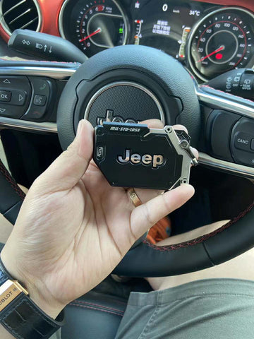 Awaken Series Car Key cover for Jeep Wrangler JL Aluminum key case –  FURYENGRAVER