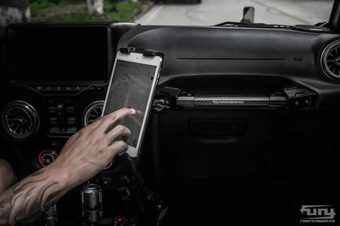 Co-pilot Expansion Kit for Jeep Wrangler JK aluminum ipad phone bracket