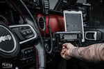 Awaken Series control panel kit for Jeep Wrangler JL with tablet support