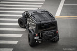 Jeep Wrangler JK JL JT용 Awaken 시리즈 알루미늄 블랙 루프랙 