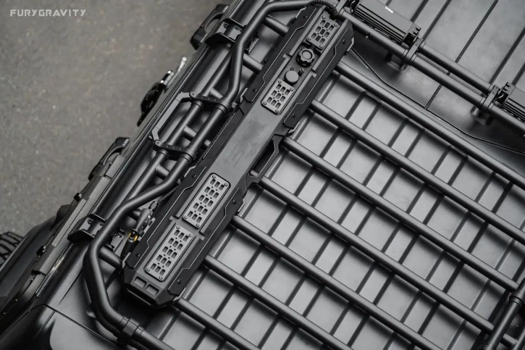 Fury Car Rack Awaken Series Aluminum Black Roof Rack for Jeep Wrangler JK JL JT ...