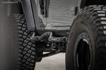 Jeep Wrangler JL용 Awaken 시리즈 알루미늄 블랙 사이드 바