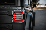 Awaken Series Taillight Cover for Jeep Wrangler JK JL aluminum rear light cover